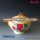 Latest design ceramic soup pot with handle